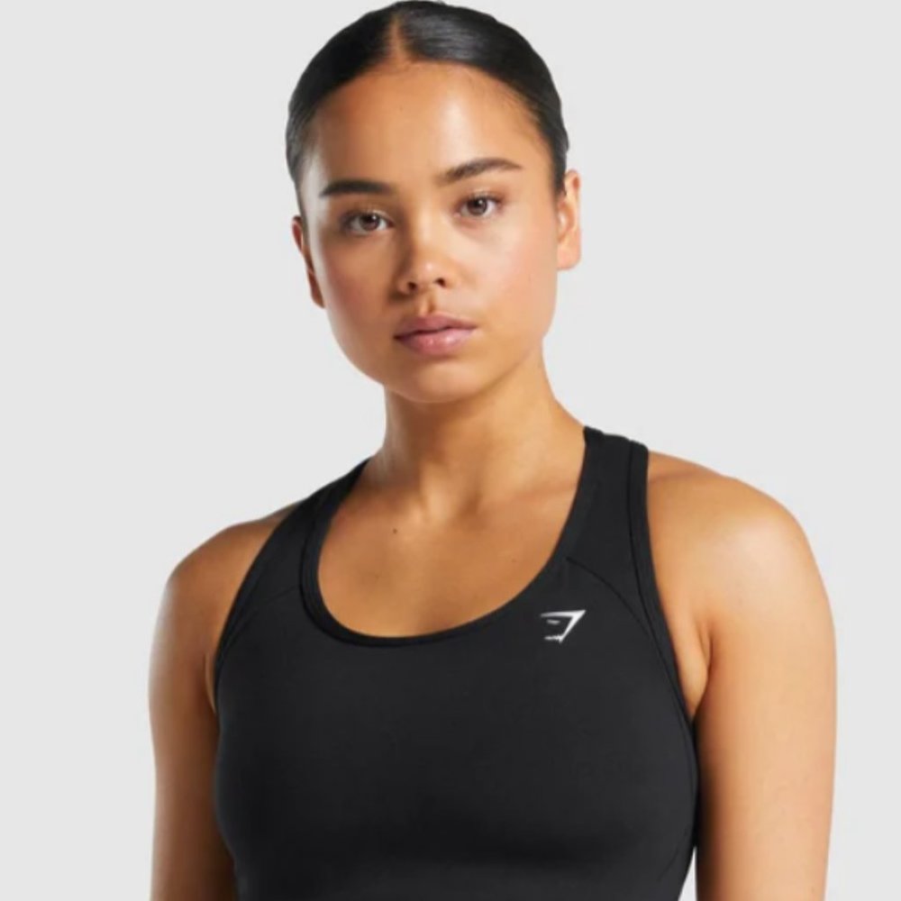 Gymshark Essential Racer Back Sports Bra Black